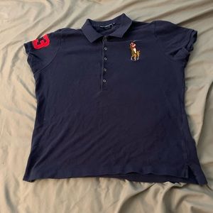 Ralph Lauren Sport Polo Short Sleeve Navy Shirt 🐎